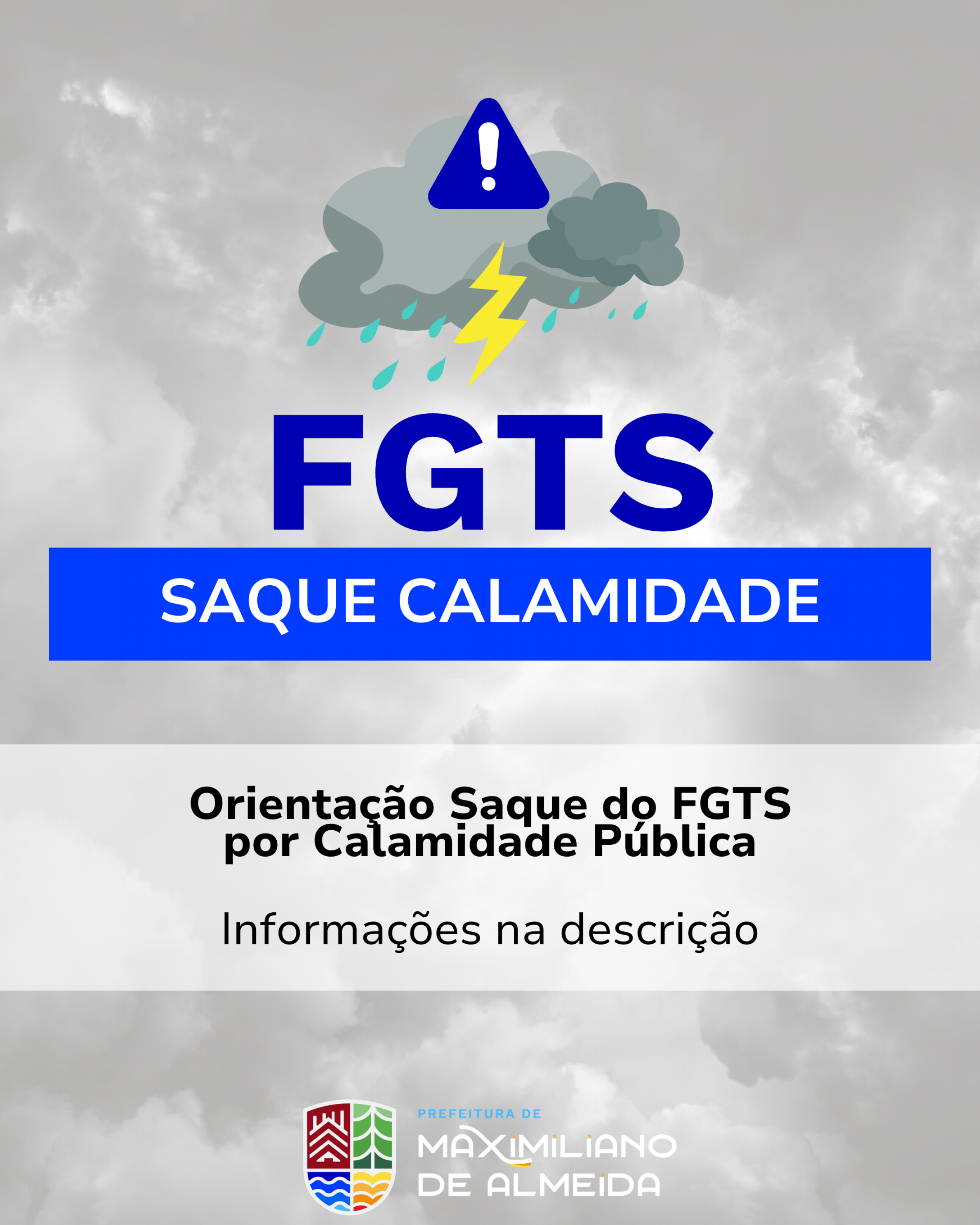 Orientação Saque do FGTS por Calamidade Pública